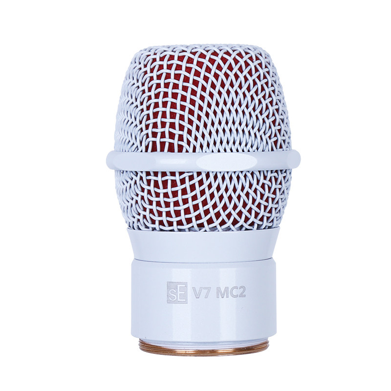 Se V7 MC2动圈白色网头大磁钢咪芯V7网头明星同款高音质话筒咪头