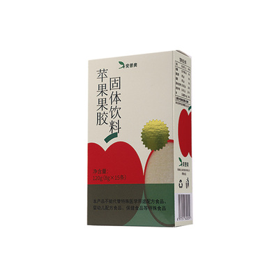 【品牌直营新年加送】安普奥清雅54%含量苹果果胶120g*1盒
