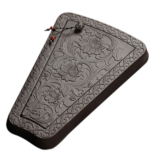 粗陶壶承干泡台日式杯垫储水茶台茶盘托盘紫砂壶茶壶垫托养壶配件