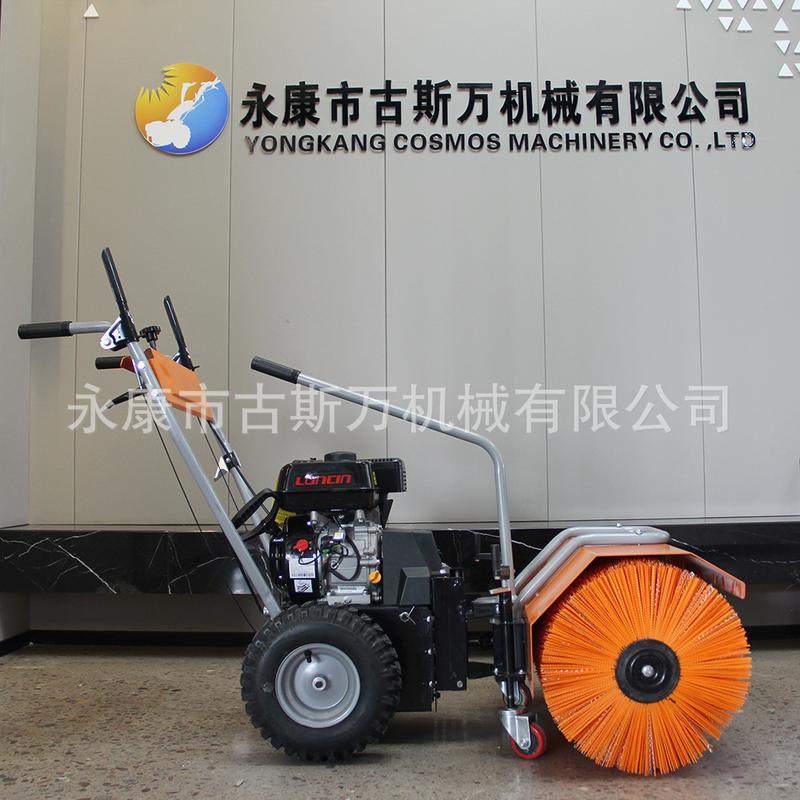主推扫灰机自走式小型扫雪机手推多功能滚刷式除雪清雪抛雪机