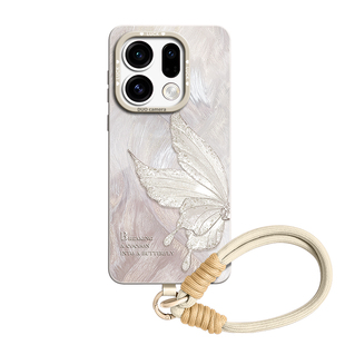 GGUU适用oppofindx9pro手机壳findx9新款findx9plus保护套羽纱findx8带findx7挂绳ultra女pro硅胶findx6防摔