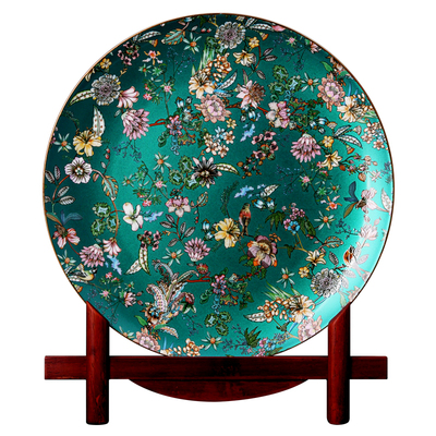 珐琅彩书房中式风装饰摆件