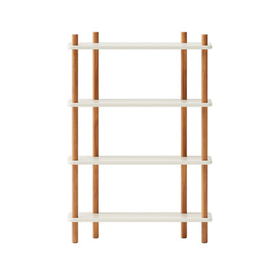 实木靠墙落地书架置物收纳