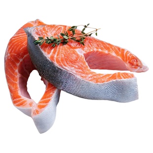 天蕴新疆三文鱼鱼扒中段虹鳟鱼三文鱼块生鲜料理食材冷藏生鲜料理