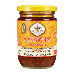 泰国进口水妈妈虾膏调味酱200g泰式虾酱冬阴功汤料炒空心菜海鲜酱