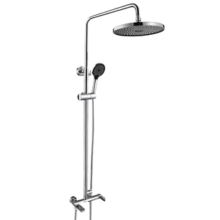 Gobo高宝卫浴明装淋浴花洒套装精铜主体浴室卫生间家用增压沐浴器