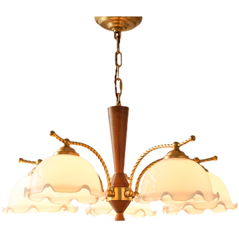 美式田园复古客厅餐厅吊灯法式中古风vintage日式民宿卧室灯具