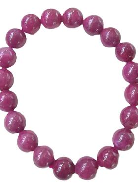 红宝石手链首饰天然原石手串彩宝