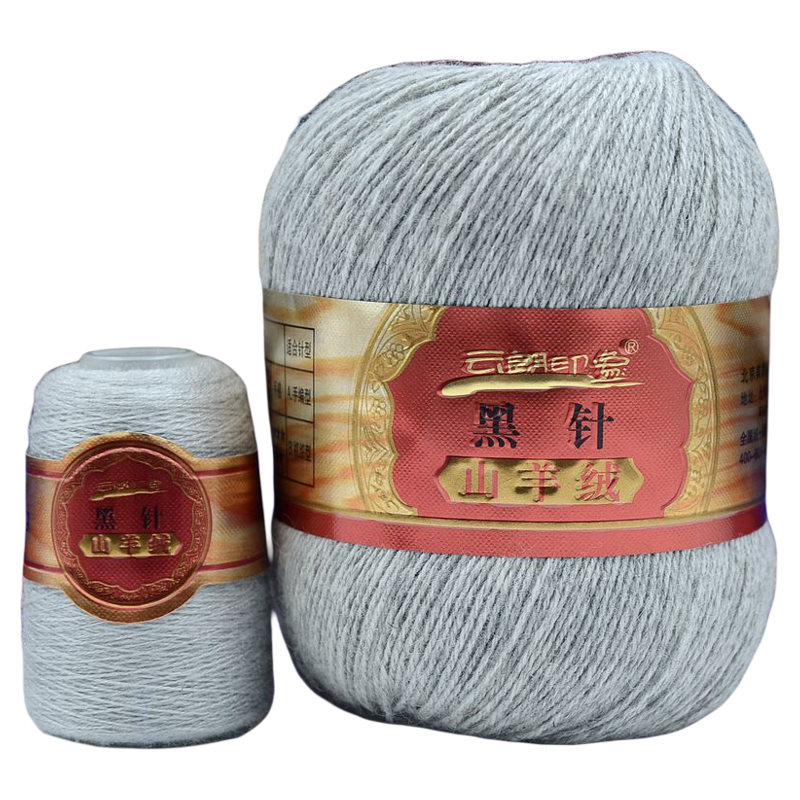 云朗印象黑針山羊絨6+6手編中粗羊絨毛線貂絨線正品中細(xì)圍巾毛線