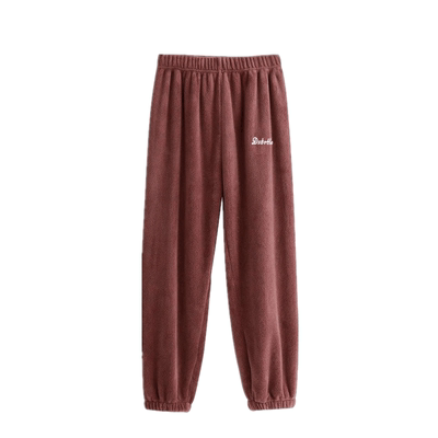 暖暖居家睡衣套装珊瑚绒两件套暖