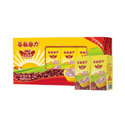 谷粒谷力红豆味豆奶