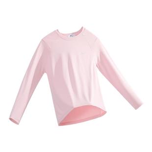 回力速干衣长袖女打底户外登山2025新款黑色运动上衣跑步健身t恤