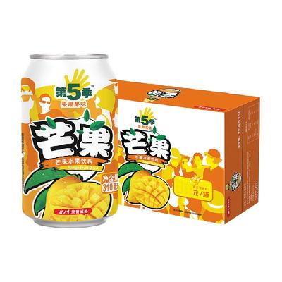 健力宝芒果味果饮料310ml×24罐