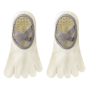 五指瑜伽袜子防滑专业女2025新款秋冬普拉提训练室内运动专用分趾