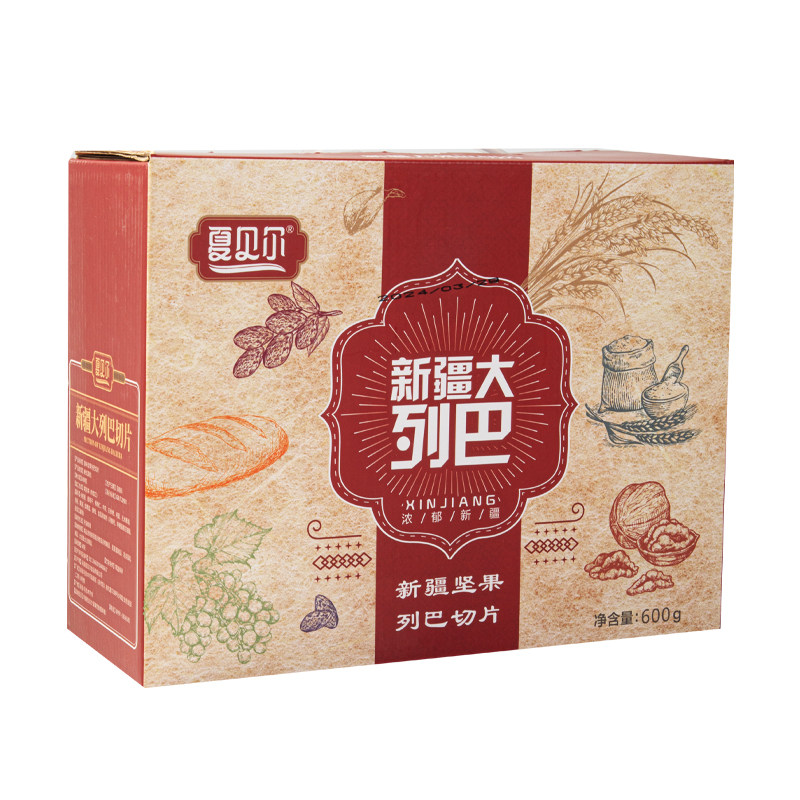 夏贝尔原味坚果列巴切片独立装