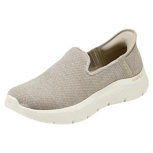 闪穿鞋斯凯奇舒适加绒秋冬女鞋稳定弧科技健步鞋一脚蹬软底妈妈鞋