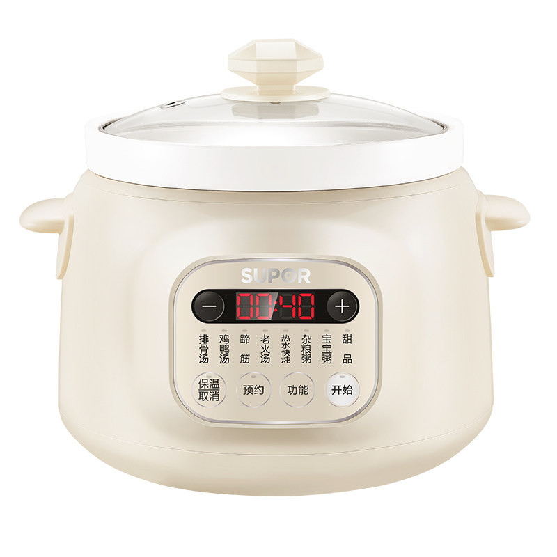 SUPOR/苏泊尔 DG30YC826电炖锅家用陶瓷全自动煲汤煮粥智能炖盅
