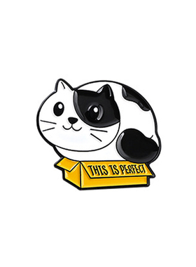 小猫咪胸针可爱日系金属