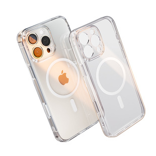 图拉斯新款适用苹果17手机壳iPhone16promax新磁吸15Pro外壳Magsafe透明保护套ip全包爆款2025巨好看无线充电