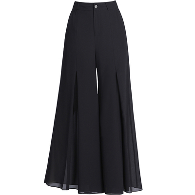 显瘦宽松垂感阔腿裤长裤女夏季薄