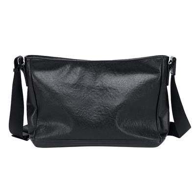 植鞣真牛皮大容量斜挎包