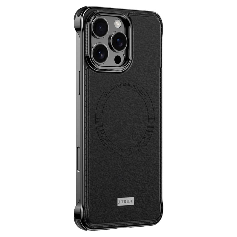 适用iphone15/16高档素皮手机壳