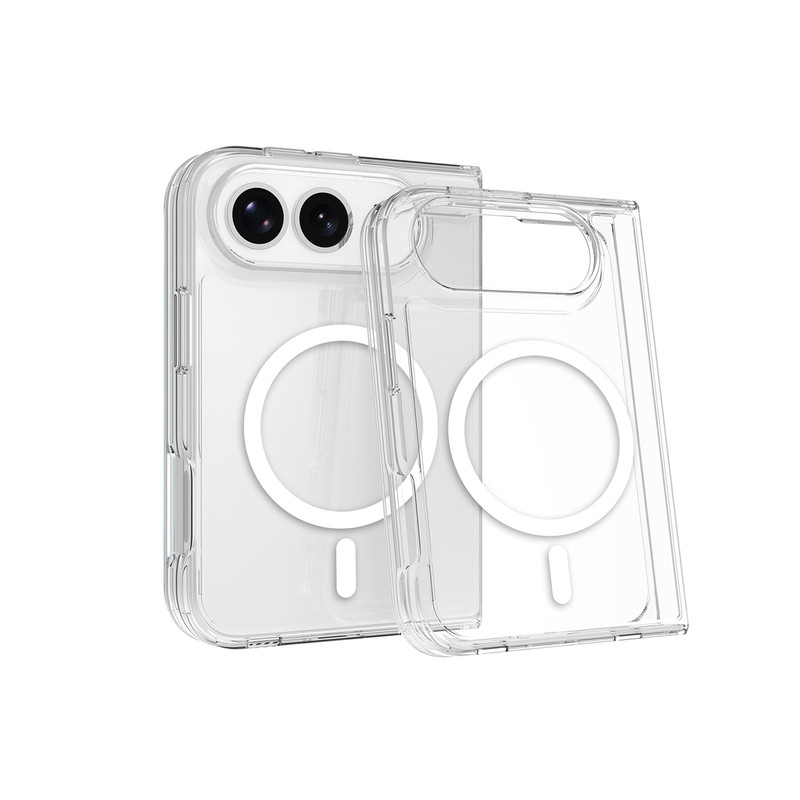 适用苹果18Fold手机壳新款 iPhone Duo透明18磁吸壳防摔Ultra高级感超薄2026款苹果折叠屏外壳Magsafe保护套