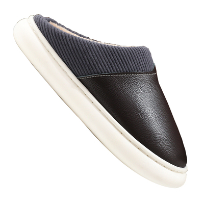 男女冬季保暖棉拖鞋防水厚底居家