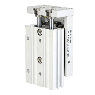 亚德客型HLS带导轨滑台气缸HLS6/8/12/16/20/25X10X30X40X50X75SA