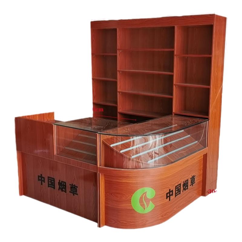 弧形转角钢化玻璃展示柜厂家直销