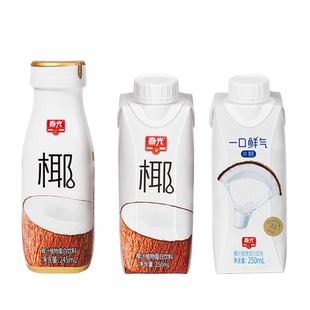 春光海南特产椰汁椰子汁生榨椰子水椰奶厚椰乳一口鲜气椰汁