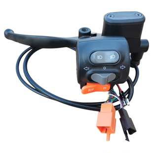 江苏国威电动车左右调速转油门把手碟刹组合开关总成上泵双闪三速