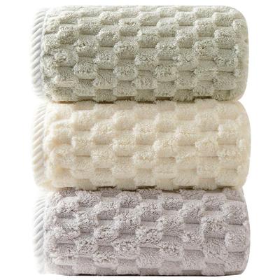 云朵绒大浴巾三件套毛巾家用情侣