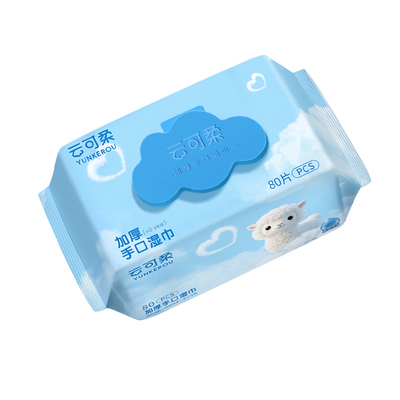 云可柔纯水湿巾80抽/800g