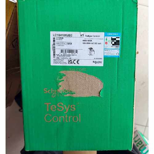 议价可维修施耐德LC1G410KUEC交流接触器TeSysControl系列440V410
