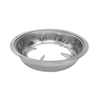 煤气灶商用不锈钢水圈防烫锅圈火锅桌下沉圈液化气灶高边燃气锅圈