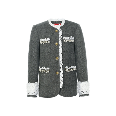 LEFAME纯羊毛中长款长外套