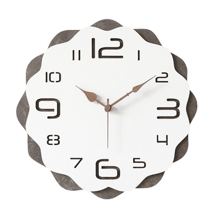 北欧钟表创意个性挂墙挂钟客厅家用时尚大挂表简约石英钟静音时钟