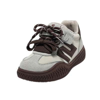 百丽童鞋男女童加绒德训鞋