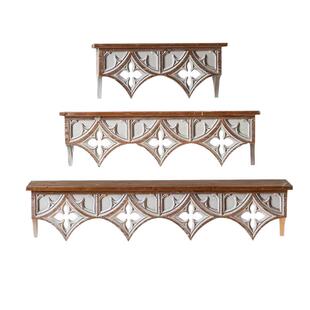 美式复古客厅置物架墙上木雕法式餐厅墙饰挂件墙壁挂饰简约收纳