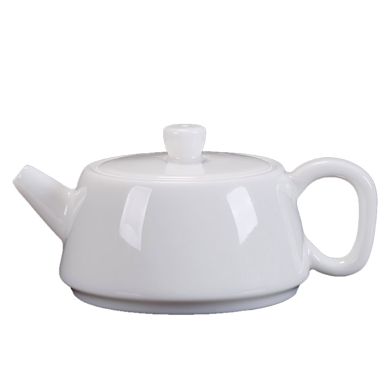 古垚德化白瓷上釉井栏壶功夫茶具