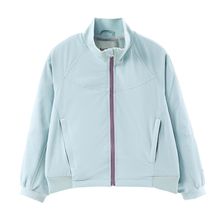 半度闲女童立领运动外套洋气春装2025新款儿童春秋款透气夹克潮