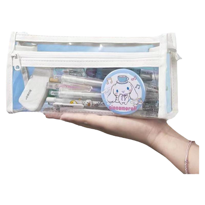 透明笔袋女孩简约ins日系大容量