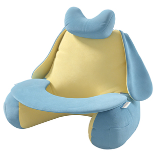 魅艺儿童阅读枕床上靠背垫床头靠垫兔子靠背男孩女孩看书读书神器