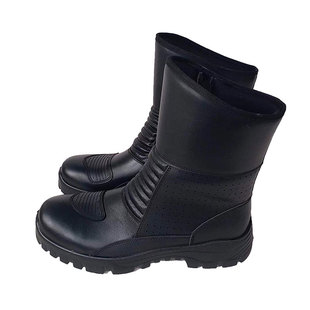 铁骑摩托车骑行靴男牛皮机车靴骑士越野靴子摩旅赛车鞋48码