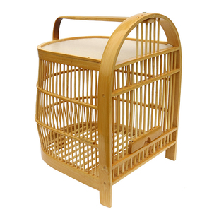 画眉鸟笼竹制精品特大笼川笼八哥鸟笼大号贵州竹鸡笼斑鸠笼鸟笼子