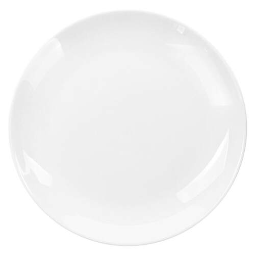 纯白骨瓷火锅菜盘商用碟子陶瓷餐具家用小盘子吃碟6寸浅盘吐骨碟