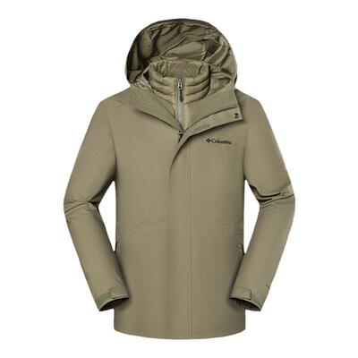 哥伦比亚羽绒内胆三合一冲锋衣