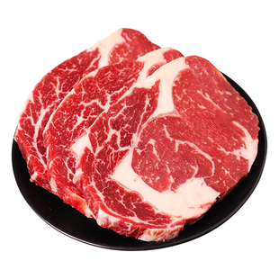 【澳谷牧场】原切眼肉牛排新鲜谷饲雪花肉眼纯牛肉牛扒发顺丰