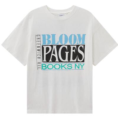 moussy 春季美式复古经典街头印花短袖T恤 010ISQ90-8791